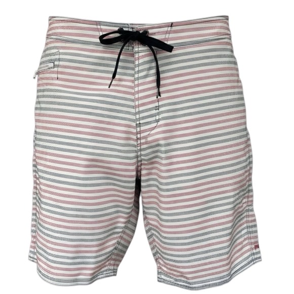 Patagonia Other - Patagonia Board Shorts Mens 34 Swim Trunks‎ Wavefarer 86556 Orange Black Striped